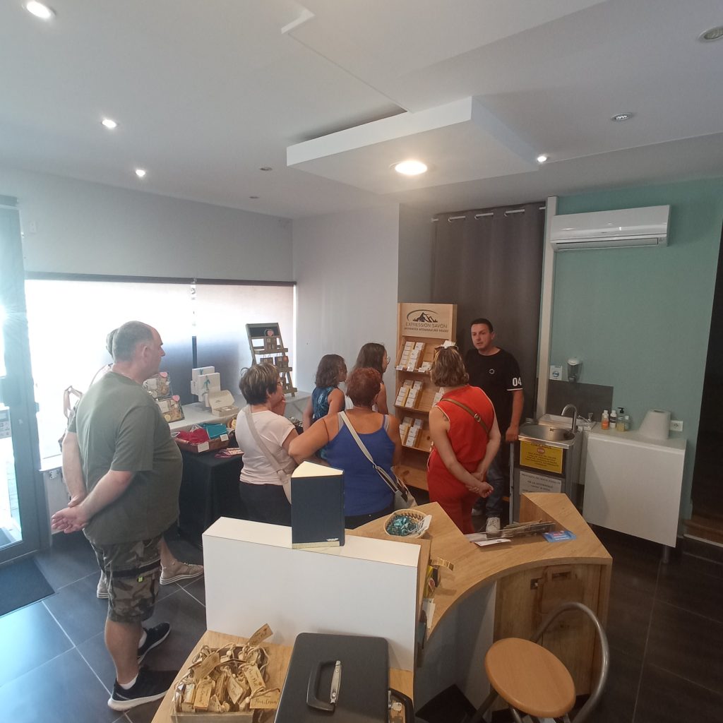 Visite expression savon